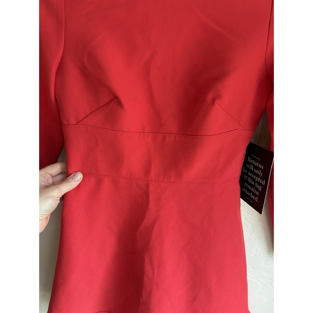 Tuckernuck Red Long-Sleeve Mini Dress - Picture 4 of 11
